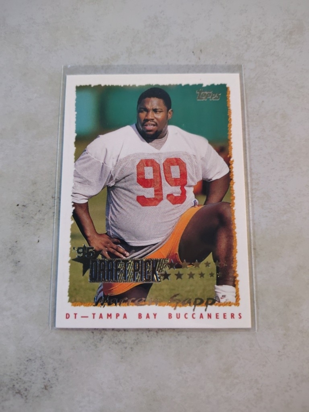 Warren Sapp 1995 Topps #229 Rookie Tampa Bay Buccaneers Football Card